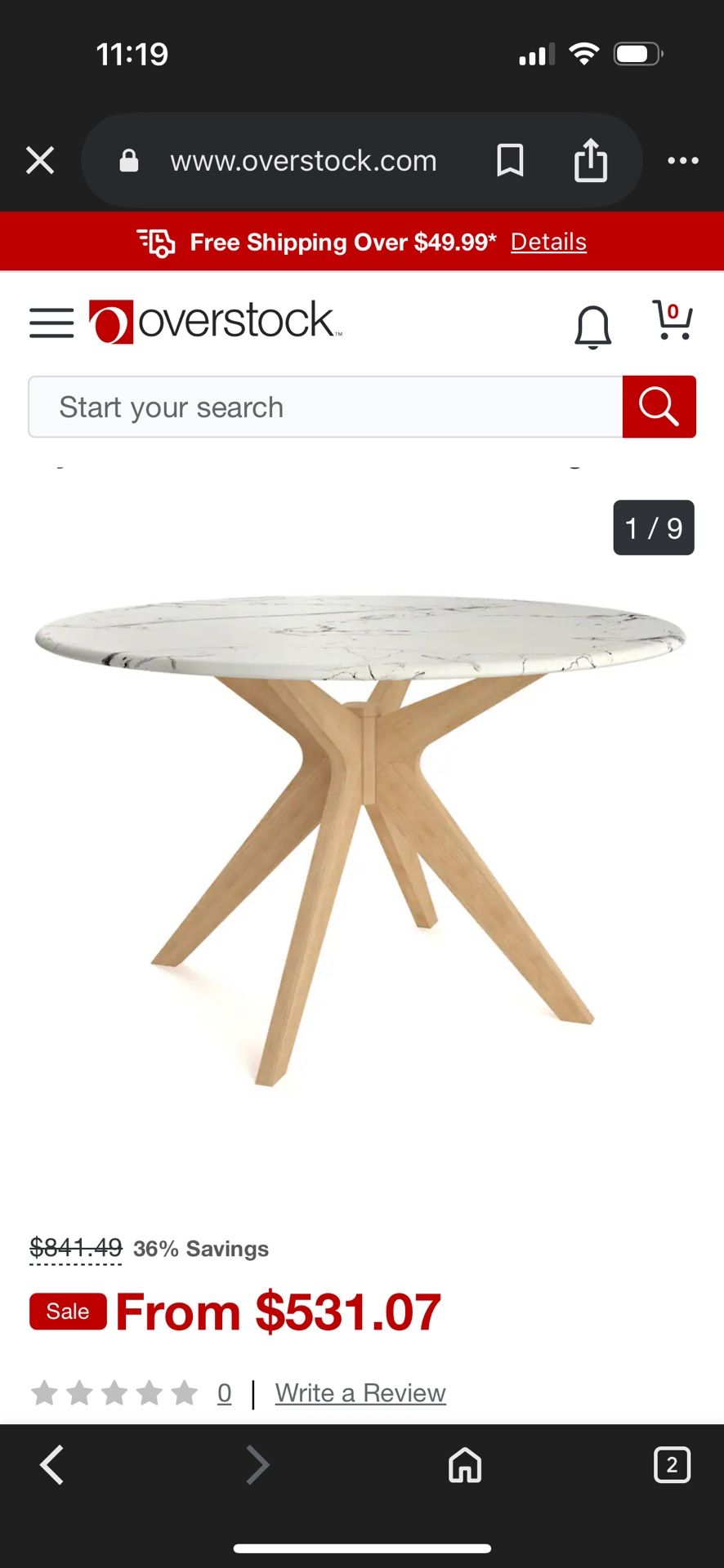 Round Dining Table