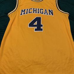 Custom Chris Webber Michigan jersey