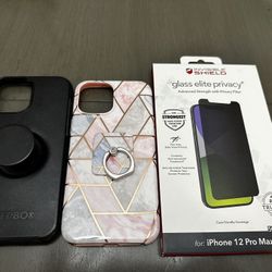 iPhone 12 Pro Max Cases , Screen Protector 