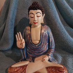 Vintage Buddha 8" Tall 