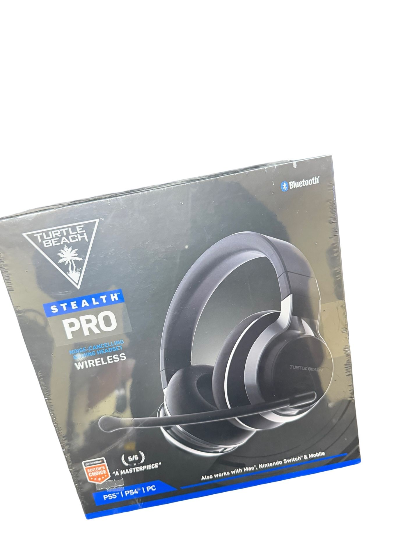 Brand New Sealed Turtle Beach Stealth Pro Wireless Noise Cancelling Gaming Headset - PS5 PC