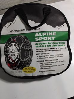 Tire chains. Brand new