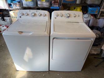 GE Washer & Gas Dryer Set – $200 for Both