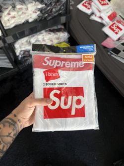 Supreme x Hanes Boxer Briefs – 2 Pack (M)
