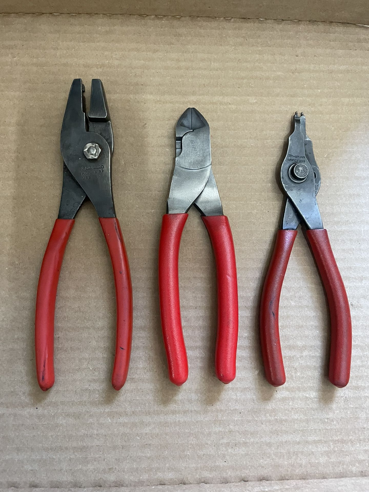 Snap-On Pliers Set Of 3