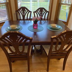 Dining Table Six Chairs 