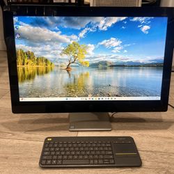Touch screen HP 27" PC All-In-One PC - Core I7-6700T, Ram 16Gb, SSD 256Gb.