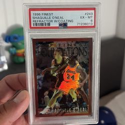 1996 Finest Shaquille O’Neal Refractor With Coating 