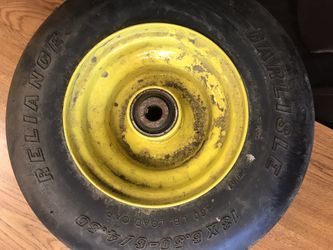 13x6.5-6 Carlisle flat free tire