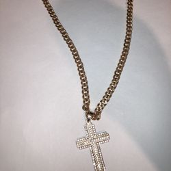 “Fake Gold” Fake Diamonds Chain