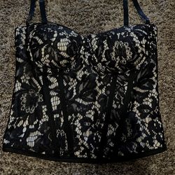 Black Lace Corset 