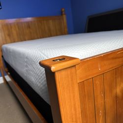 Bed  Frame With Mattress Included