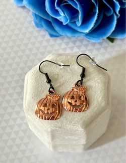 Halloween Pumpkin Earrings 🎃