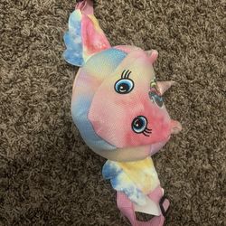 Rainbow Unicorn Kids Waist Bag - Pastel Pink Blue Yellow fanny pack 