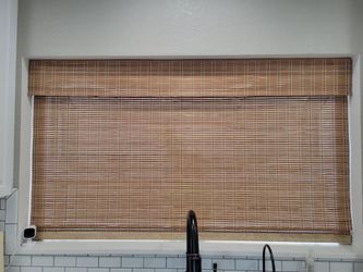 NEW Bamboo roman shade No drill