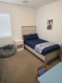 Twin Bed Frame with Headboard and Footboard mattress not included