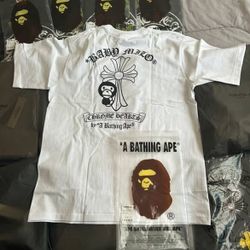 Chrome Hearts x Bape Shirt (tags+store Bag)