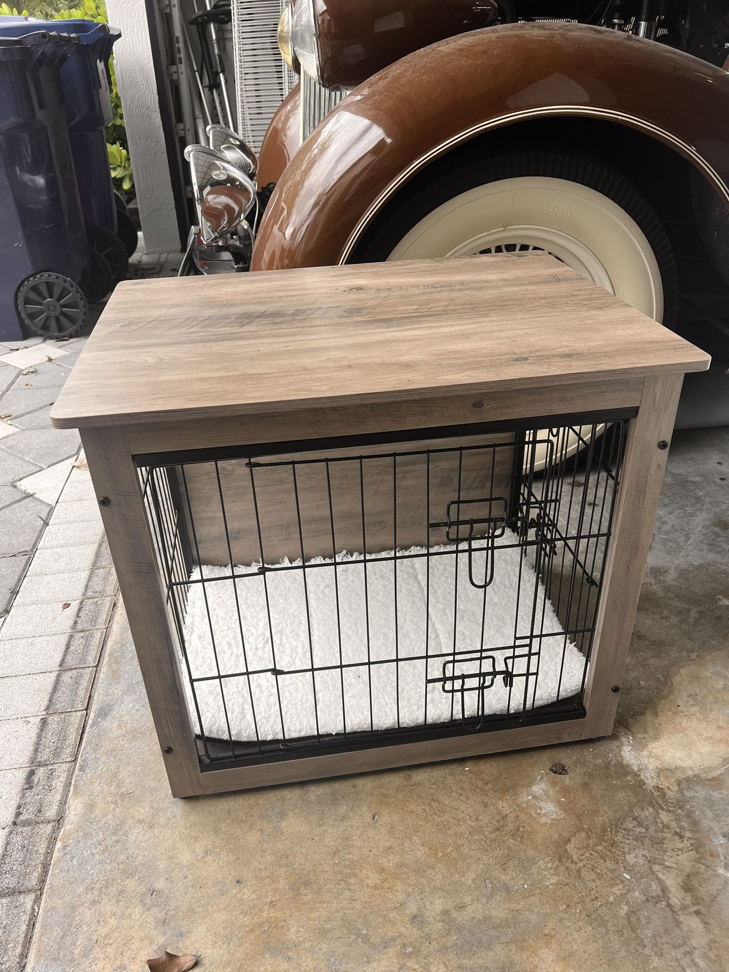 Wooden Dog Crate