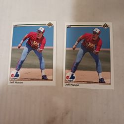 1990 Upper Deck Jeff Huson Error Card 