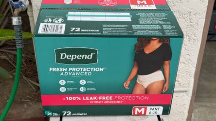 Depend for women Size M