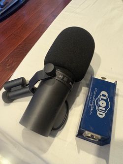 Shure SM7b with Cloudlifter