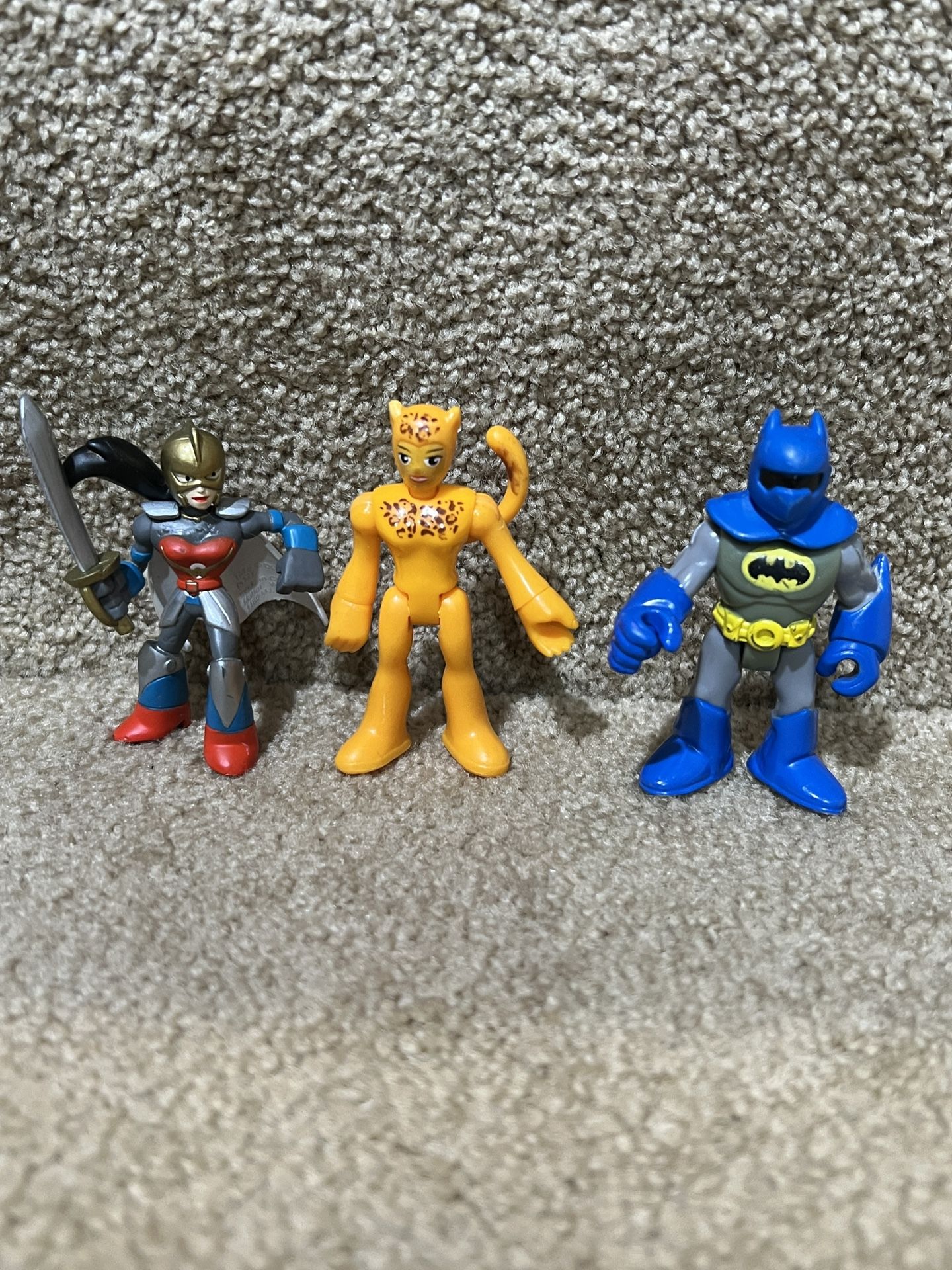 Imaginext lot of 3 figures DC Comics Batman Cheetah Wonder Woman