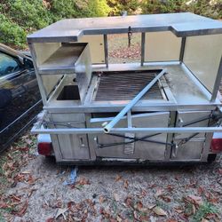 Hot Dog Stand With Grill