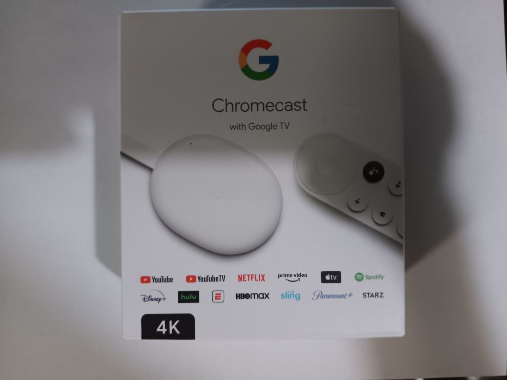 Chromecast, with Google TV 4K.