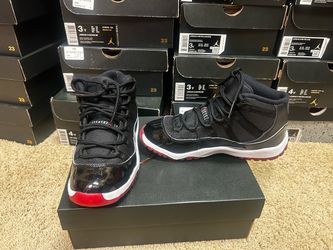 Air Jordan 11 Retro Bred Kids Sneakers