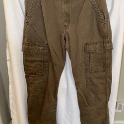 Wrangler Relaxed Fit Cargos Size 30/30 Brown
