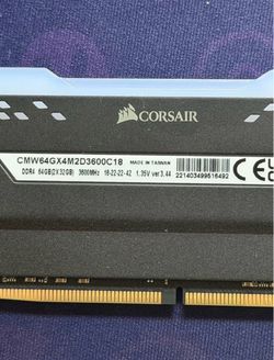 Corsair Vengeance RGB DDR4 64GB 3600MHz RAM Kit