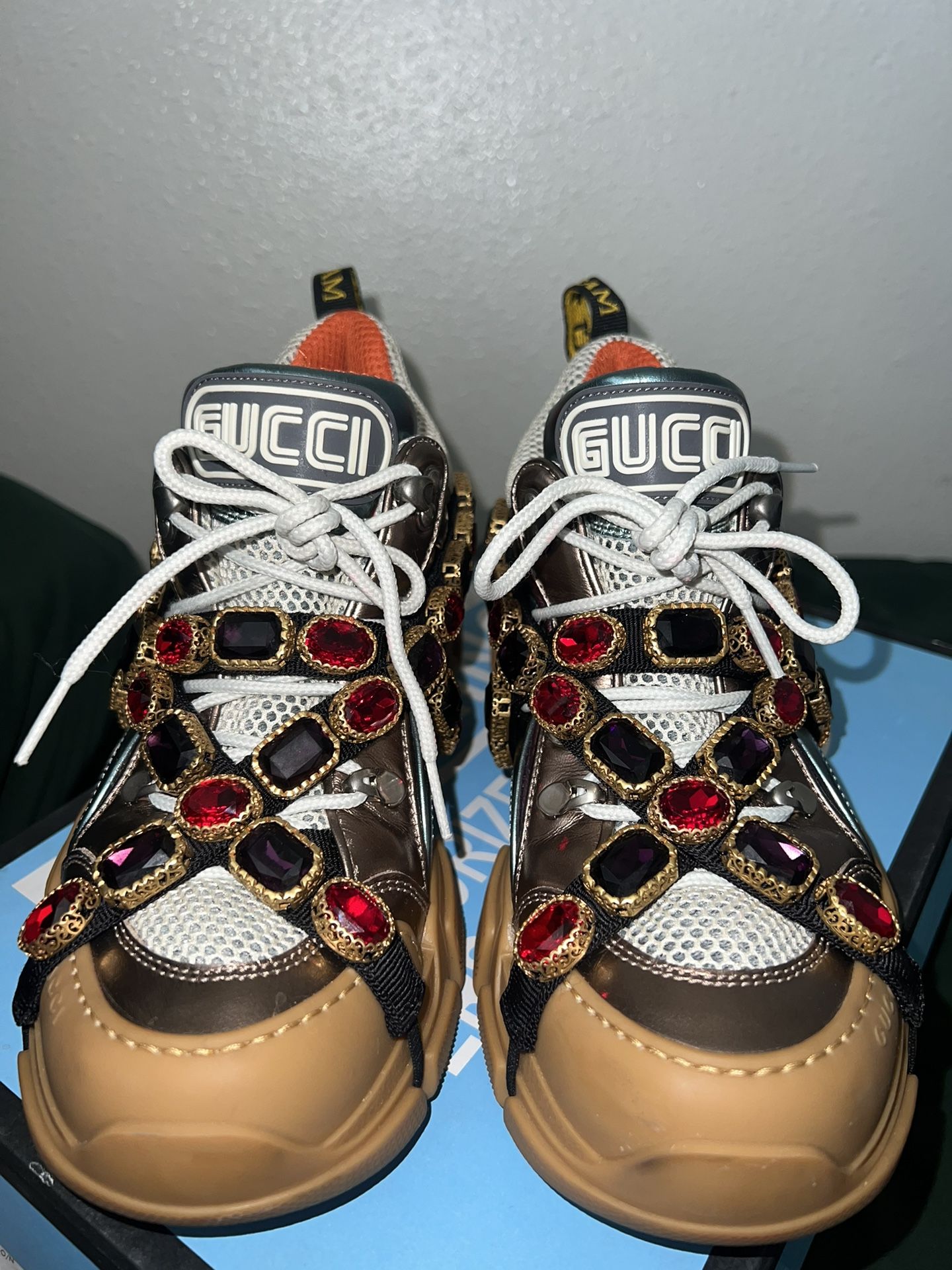 Gucci Women’s Flashtreck Chunky Leather Sneakers
