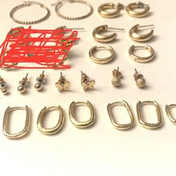 Gold-plated (stainless  Steel) Earrings Bundle 