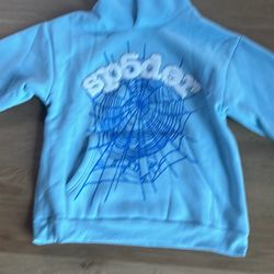 Spider Hoodie Blue 