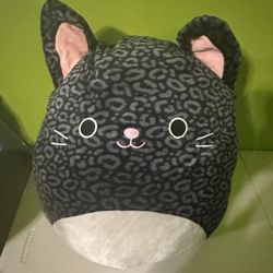 Cat leopard black and pink Squishmallows