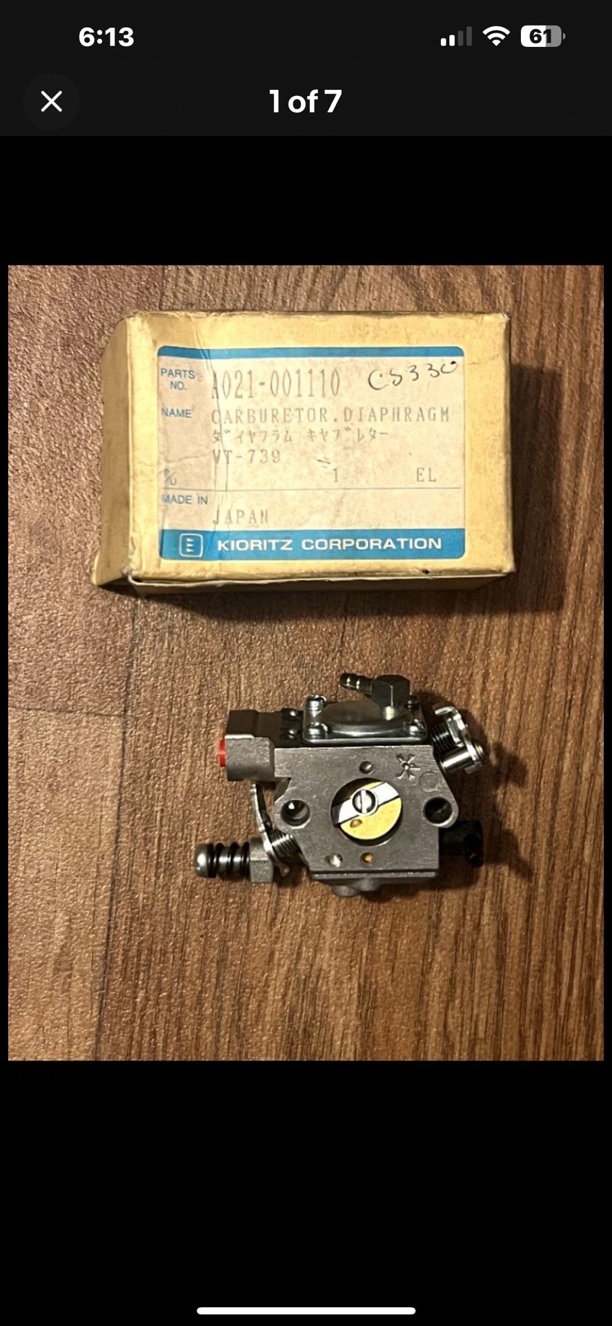 CS-330 Echo Chainsaw Carburetor OEM