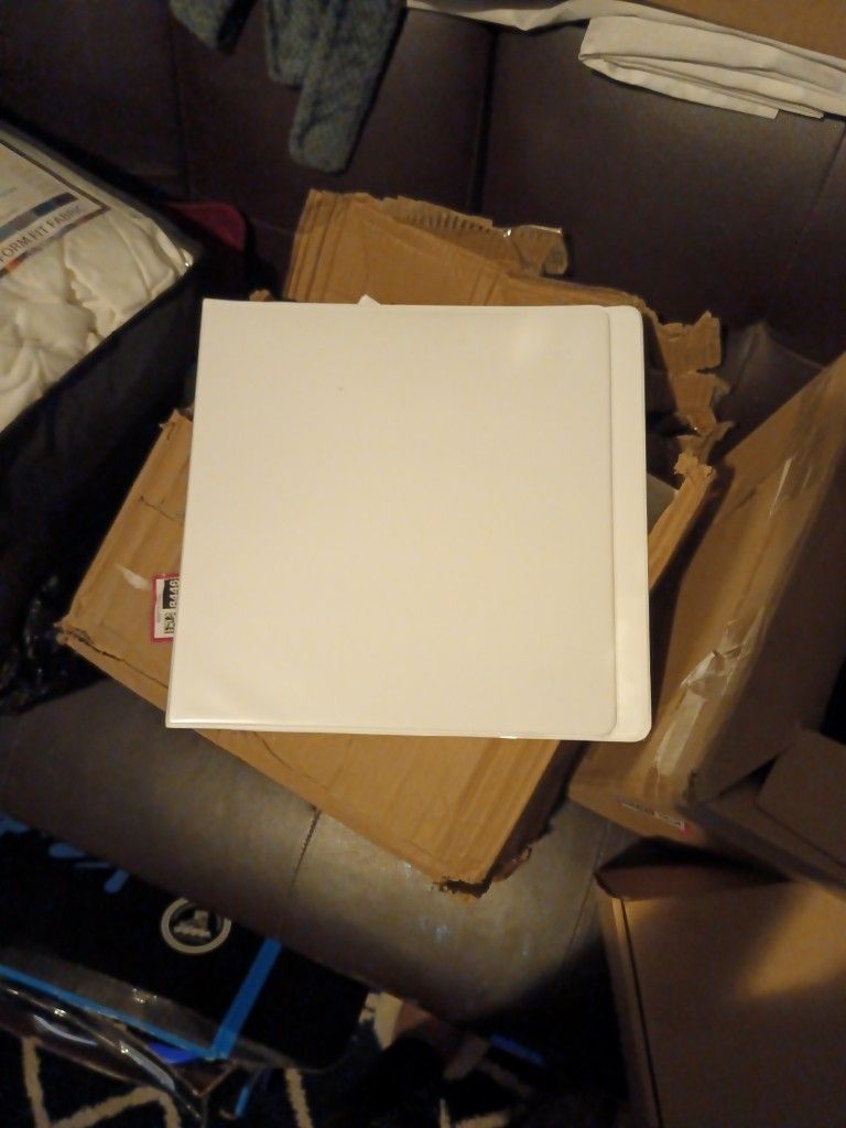 6 Brand New 2 Inch White Binders