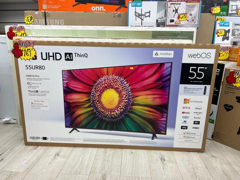LG UHD AI THINQ 55" WEBOS Smart Tv