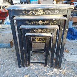 Stackable Oriental Tables
