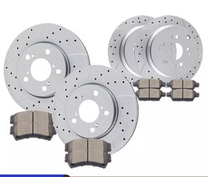 05-10 Honda Odyssey Front And Rear Brake Set