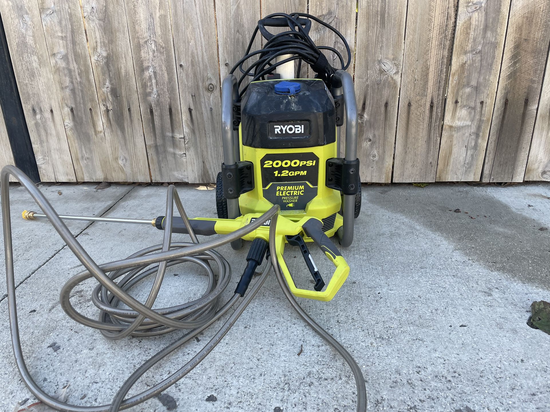 Ryobi 2000PSI Electric Pressure Washer (No Turbo Nozzle)