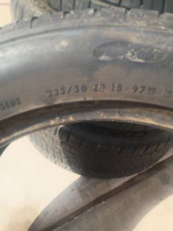 Llantas usadas 235/50 zr18 continental low profile