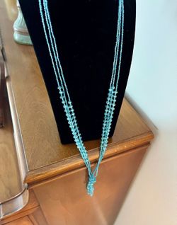 Long Length Beaded Necklace