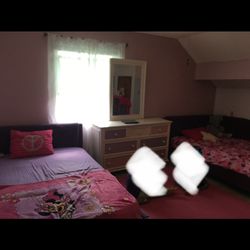 Two full bed frames without the mattress
