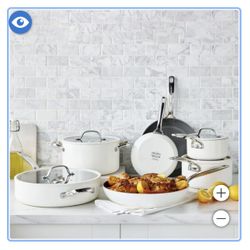 GreenPan Eras Ceramic Non-Stick 11-piece Cookware Set