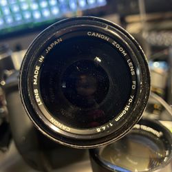 Canon FD 70–150mm f/4.5  20$ Plus FD RF Adapter 10$