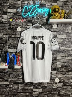 25/26 Real Madrid Home UCL Match Jersey (Mbappé #10) 