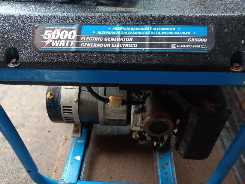 5000 Electric Generator Briggs & STRATTON