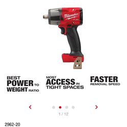 Milwaukie 1/2” Mid-torque Impact Wrench