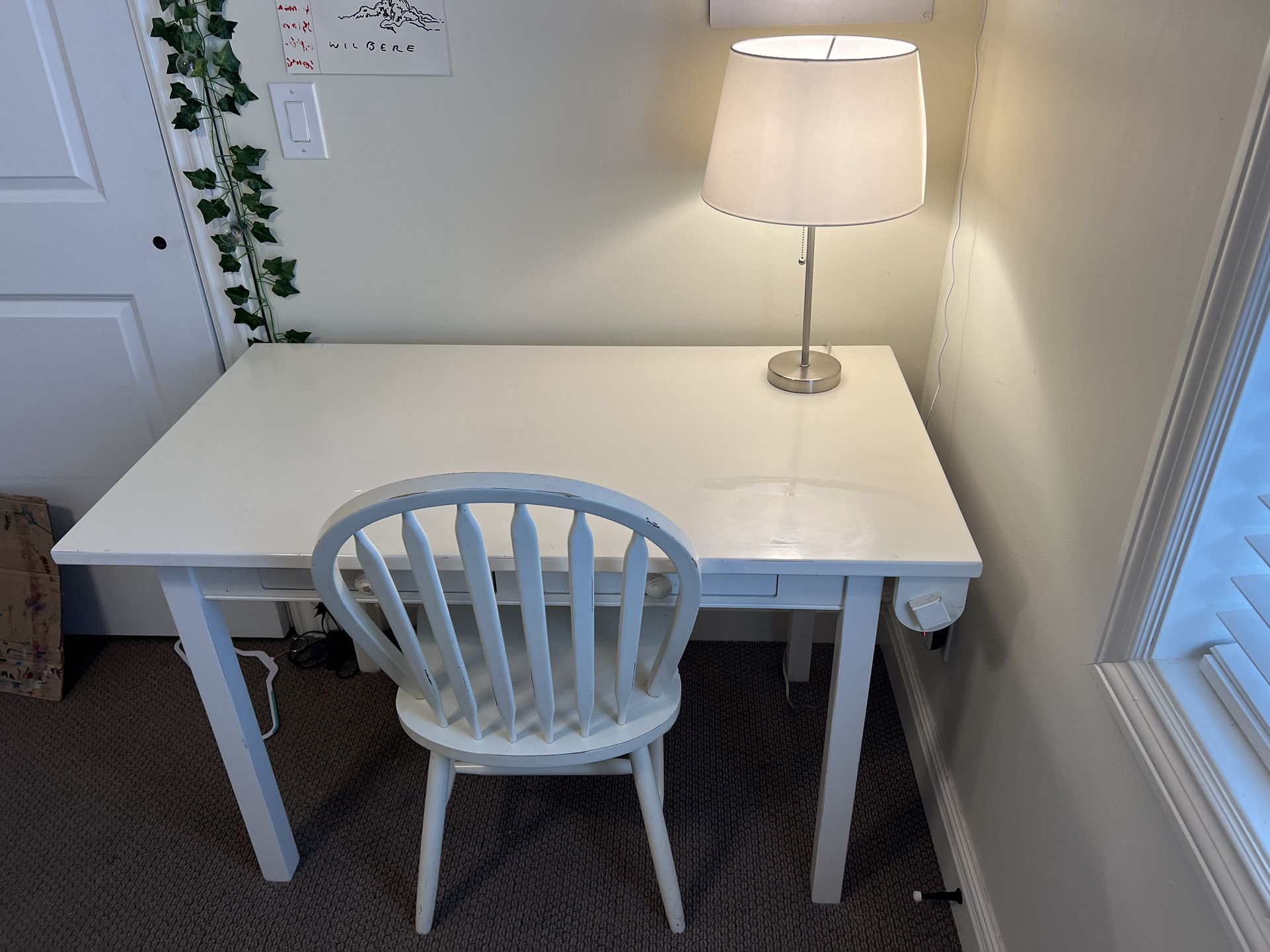 Free Wood White Desk